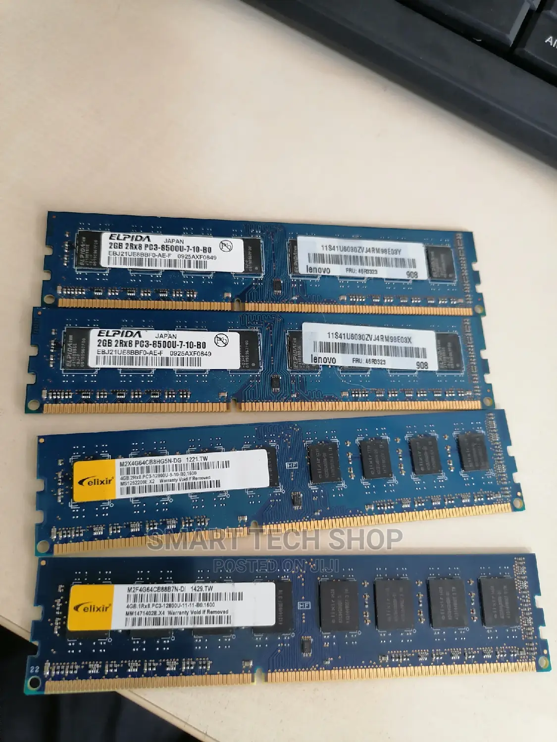 Elixir DDR3 Desktop Memory Ram Pc3 12800U 8000U