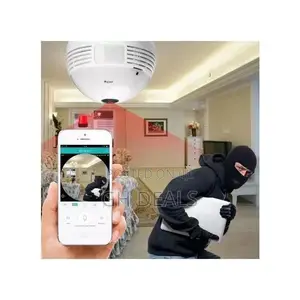 Mini Panoramic Bulb Camera HD 1080P 360 Degree Fisheye Wifi