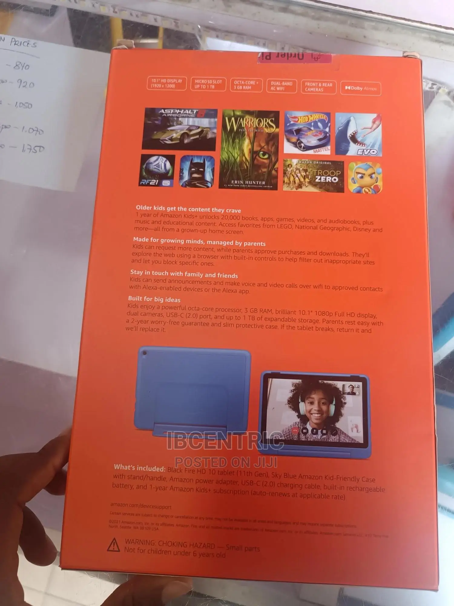 New Amazon Fire HD 10 Kids Pro 32 GB Blue