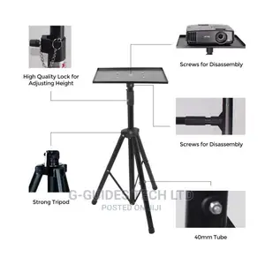 Tripod Projector Table Stand 1.8m Black, Projector Stand