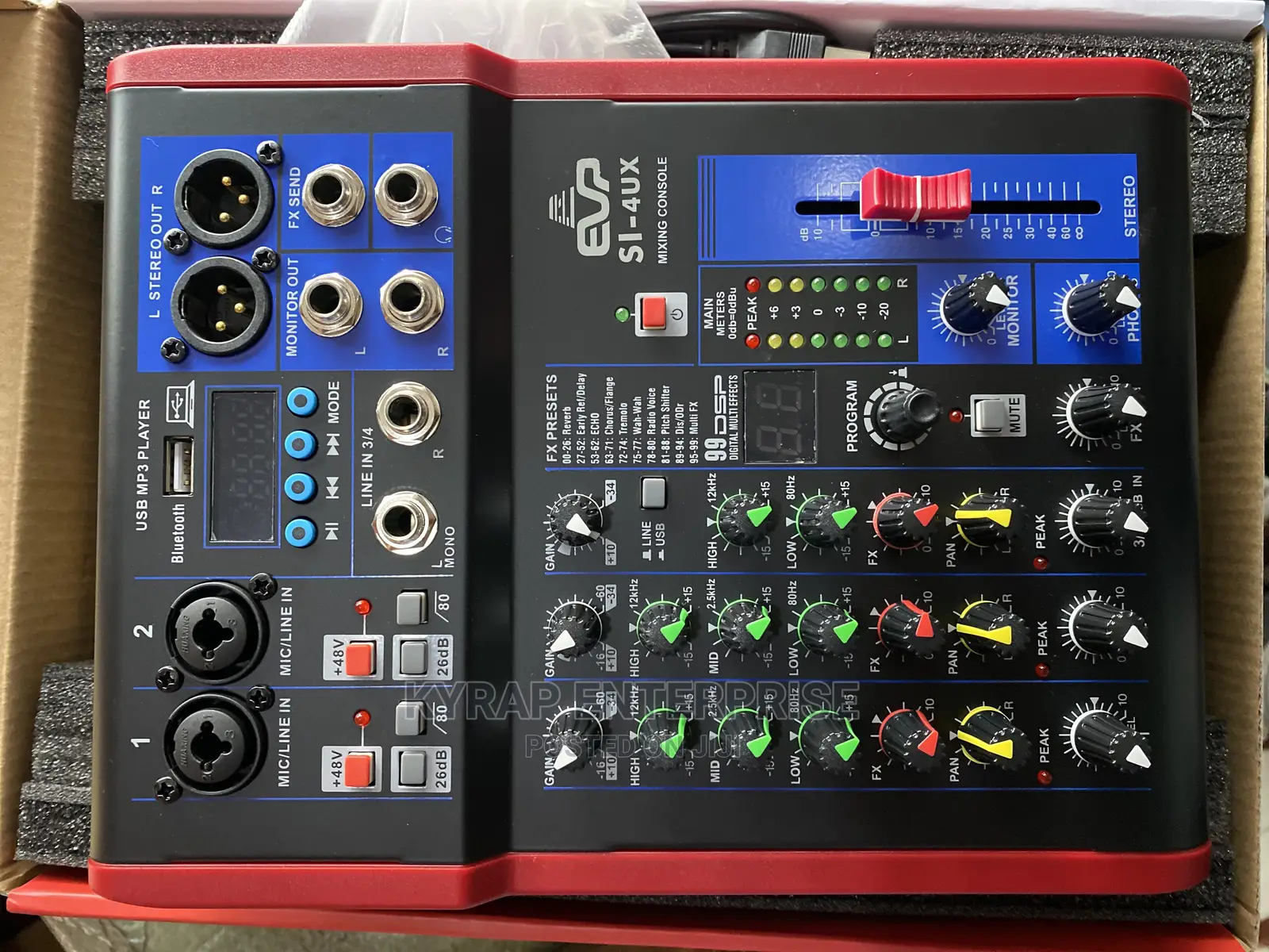 4 Channel Mixer With Soundcard