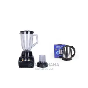Kepas Unbreakable Blender - 1.5 Litre Black + Free Electric