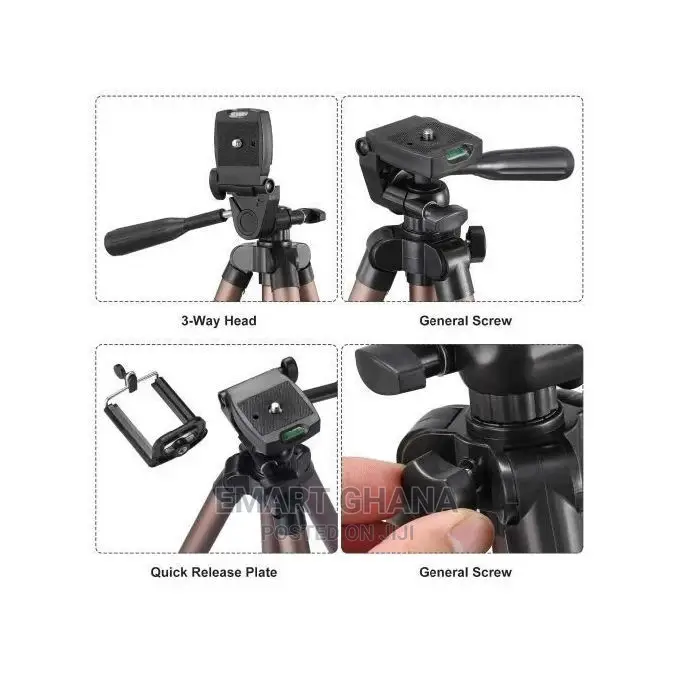 Portable Camera Tripod Stand for DSLR Camera Camcorder