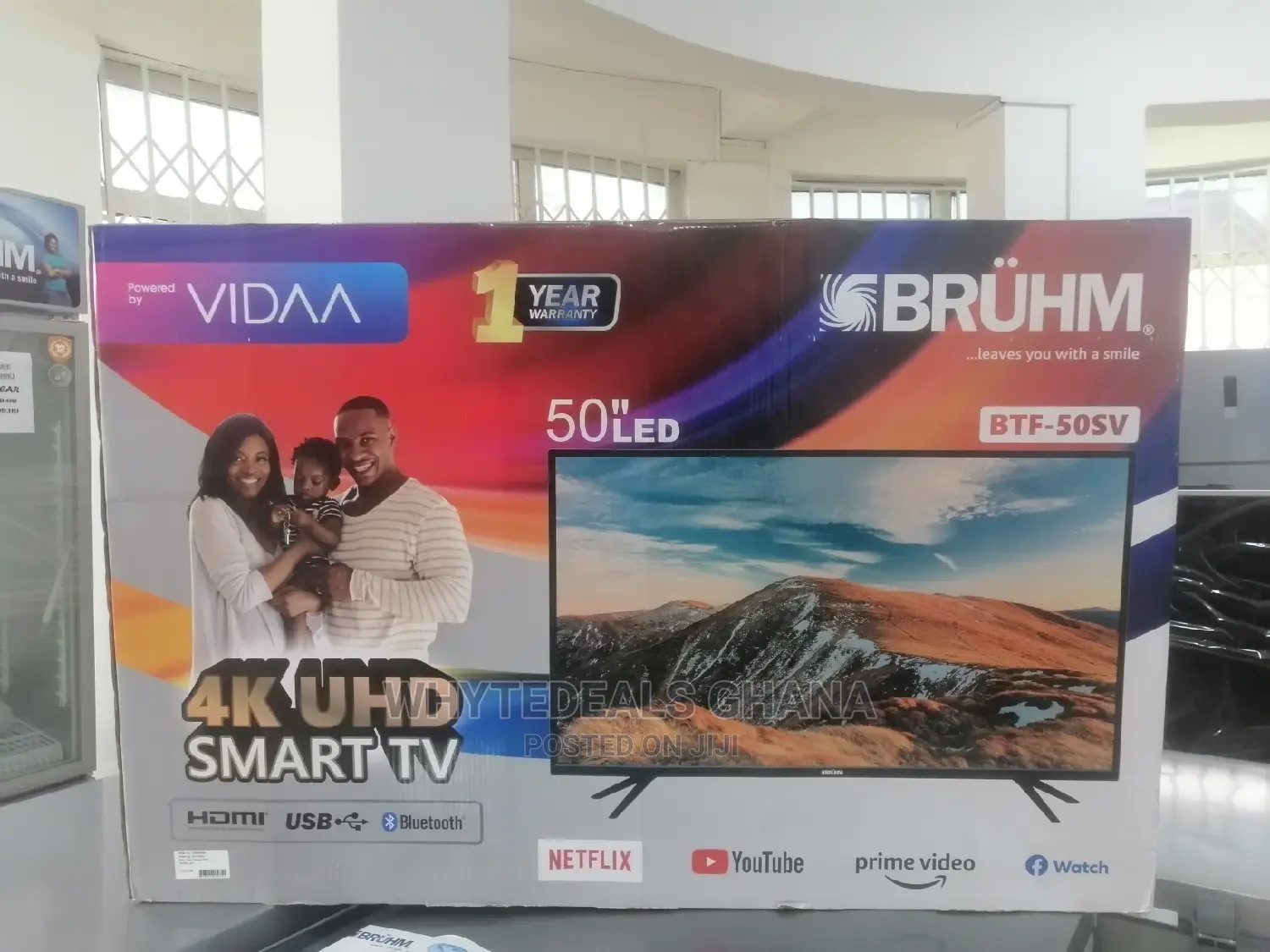 50 Inches Smart Uhd Bruhm Satellite LED TV 2022 Model