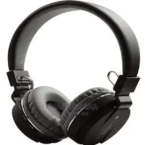 SH SH-12 Wireless Foldable Headphone - Black