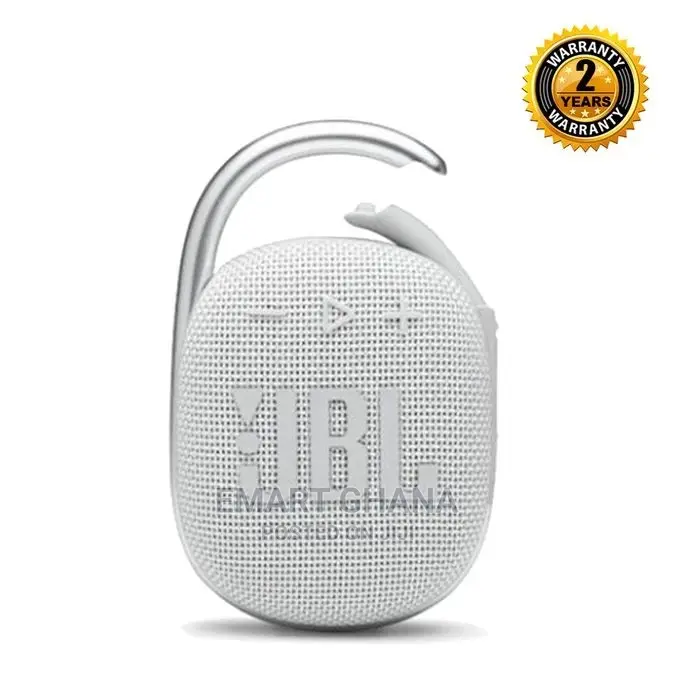 JBL Clip 4 - Portable Bluetooth Speaker - White