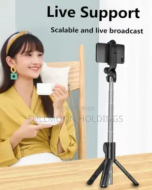 Wireless Bluetooth Selfie Stick - Black