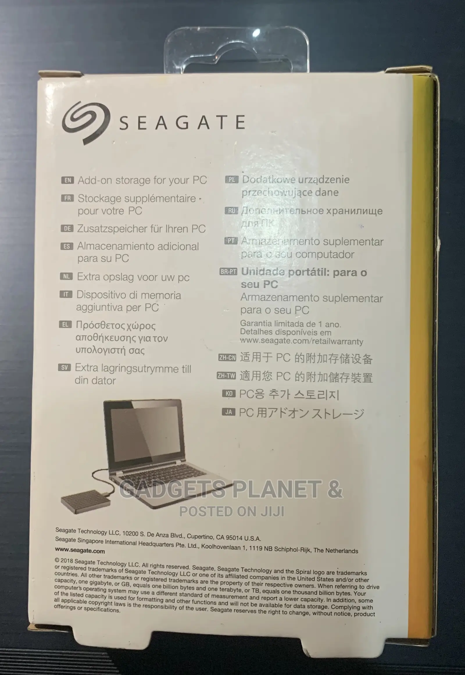 Seagate External Hard Drive Case 3.0
