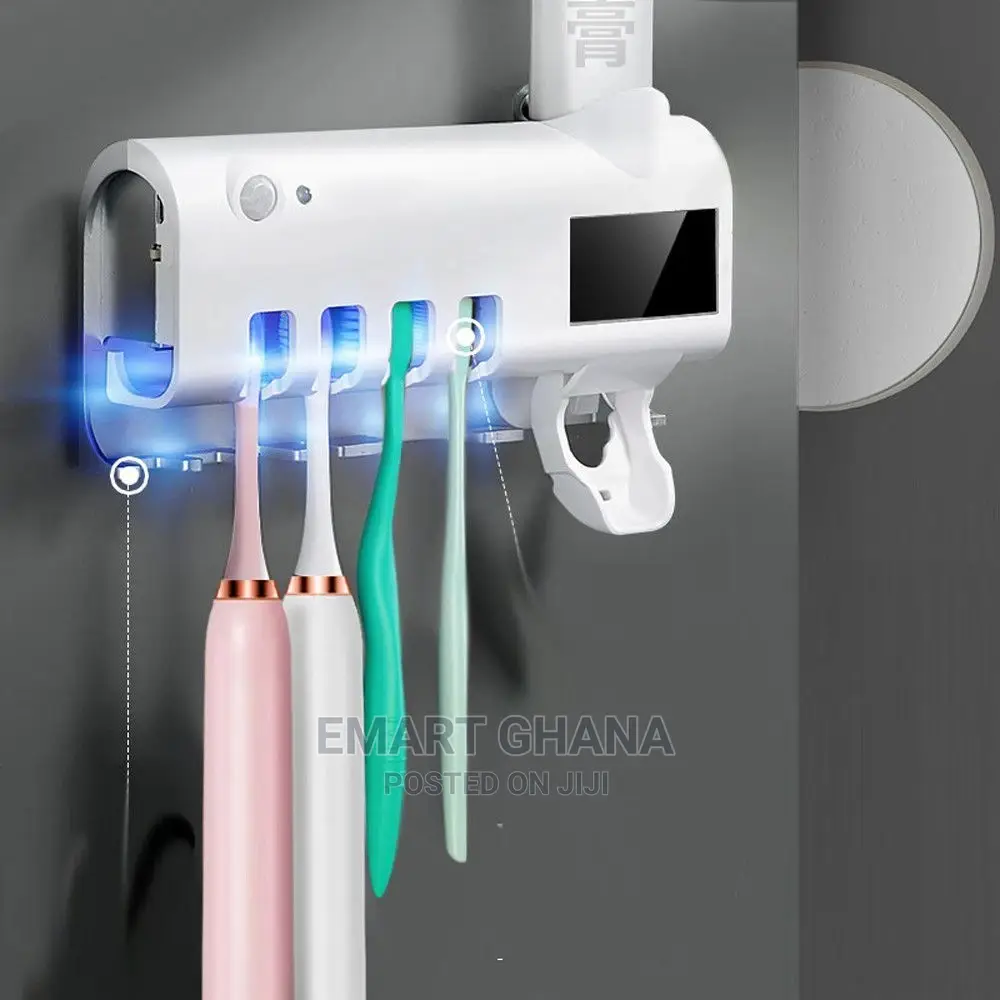 UV Sterilizer Toothbrush Holders Toothpaste Dispensers -