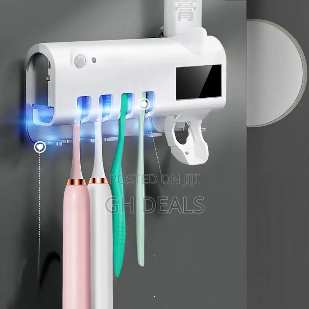 UV Sterilizer Toothbrush Holders Toothpaste Dispensers -