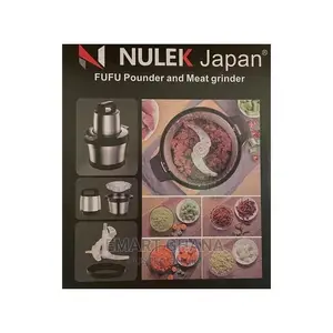 Nulek Fufu Pounding Blender - 6 Litres - Silver