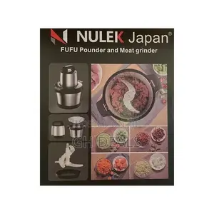 Nulek Fufu Pounding Blender - 6 Litres - Silver