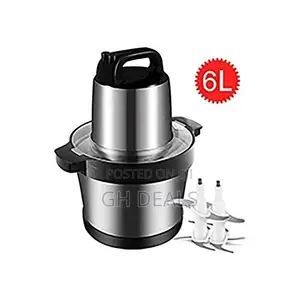 Nulek Fufu Pounding Blender - 6 Litres - Silver