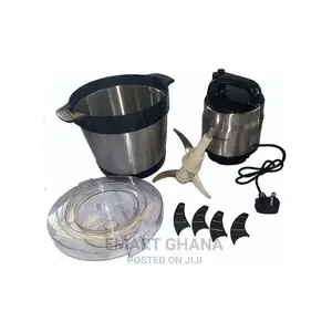 Nulek Fufu Pounding Blender - 6 Litres - Silver