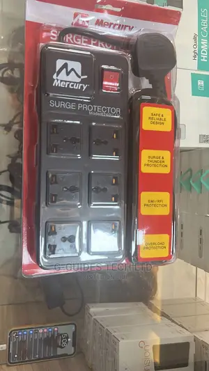 Mercury Surge Protector 6240U Surge Secure Power Extension