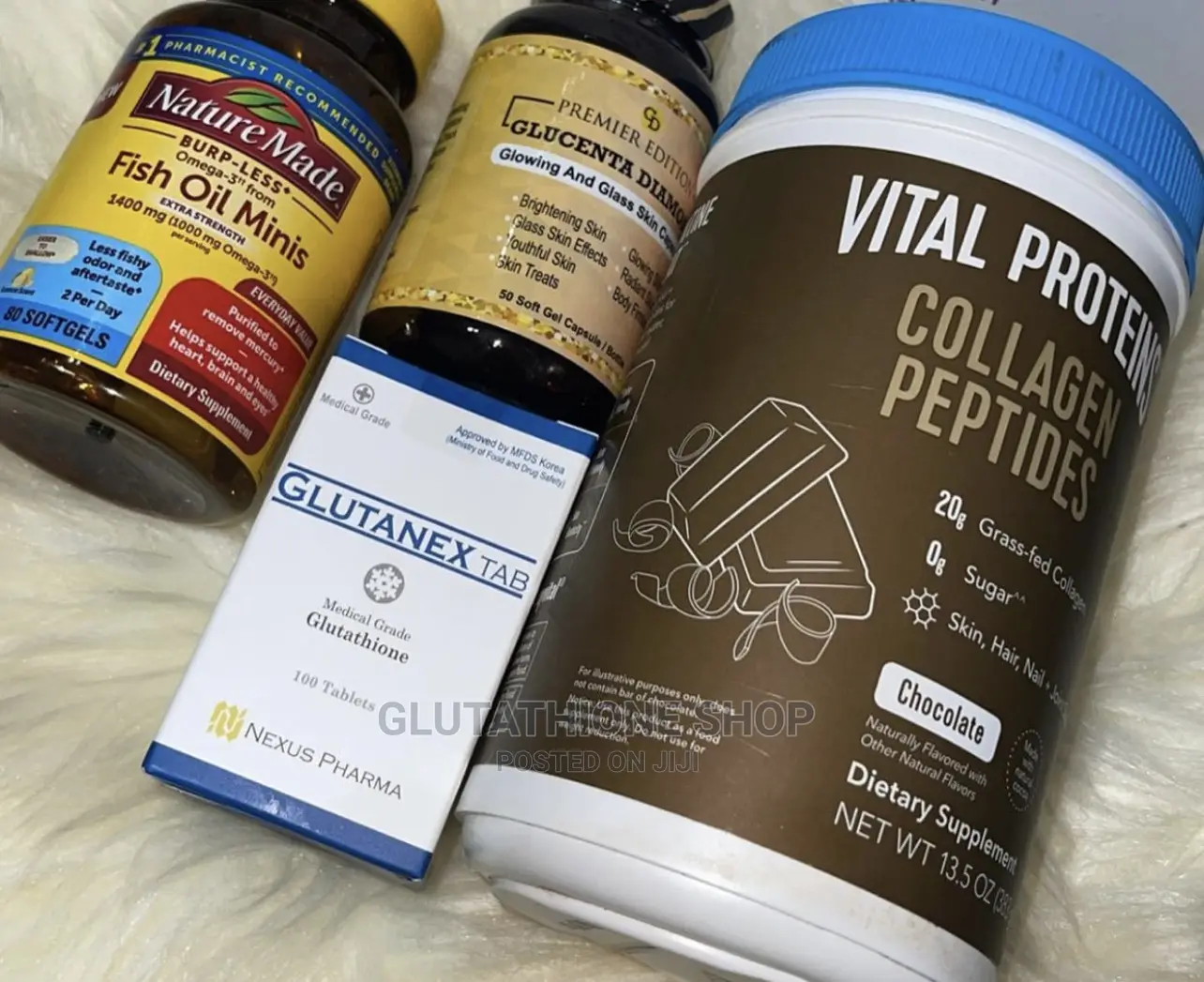 Glutanex Tabs and Asco-1 Collagen