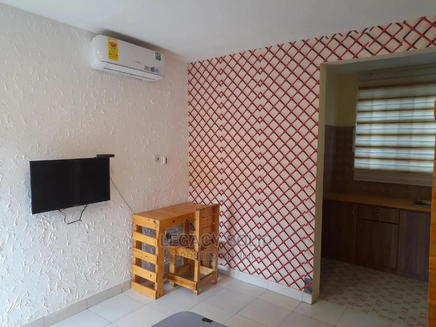 Furnished Studio Apartment in Legacy Solid Real, Ledzokuku-Krowor