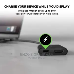Type C or USB-C to HDMI + PD Charge Adapter Belkin Branded