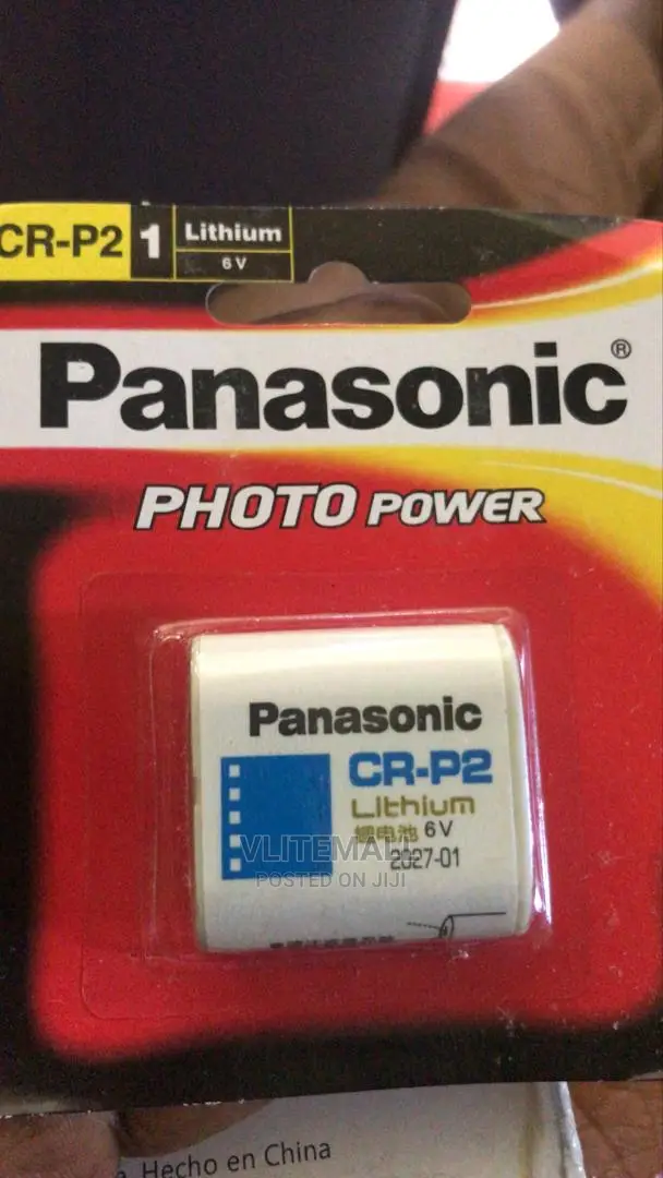 Panasonic Cr-P2 Lithium 6v Battery