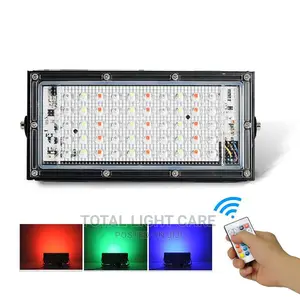 50 Led Rgb Remote Flood Light