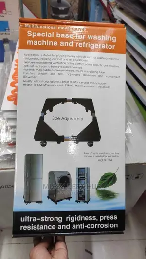 Multifunctional Movable Washing Machine/ Refridgerator Stand