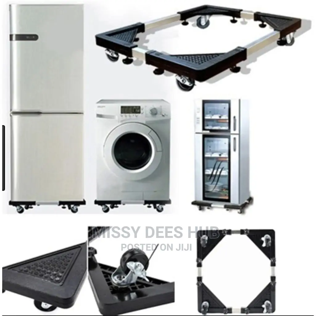 Multifunctional Movable Washing Machine/ Refridgerator Stand
