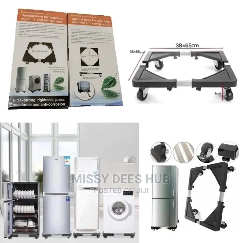 Multifunctional Movable Washing Machine/ Refridgerator Stand