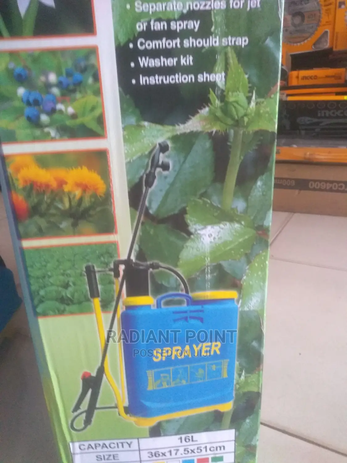 Knapsack Pressure Sprayer 16lt