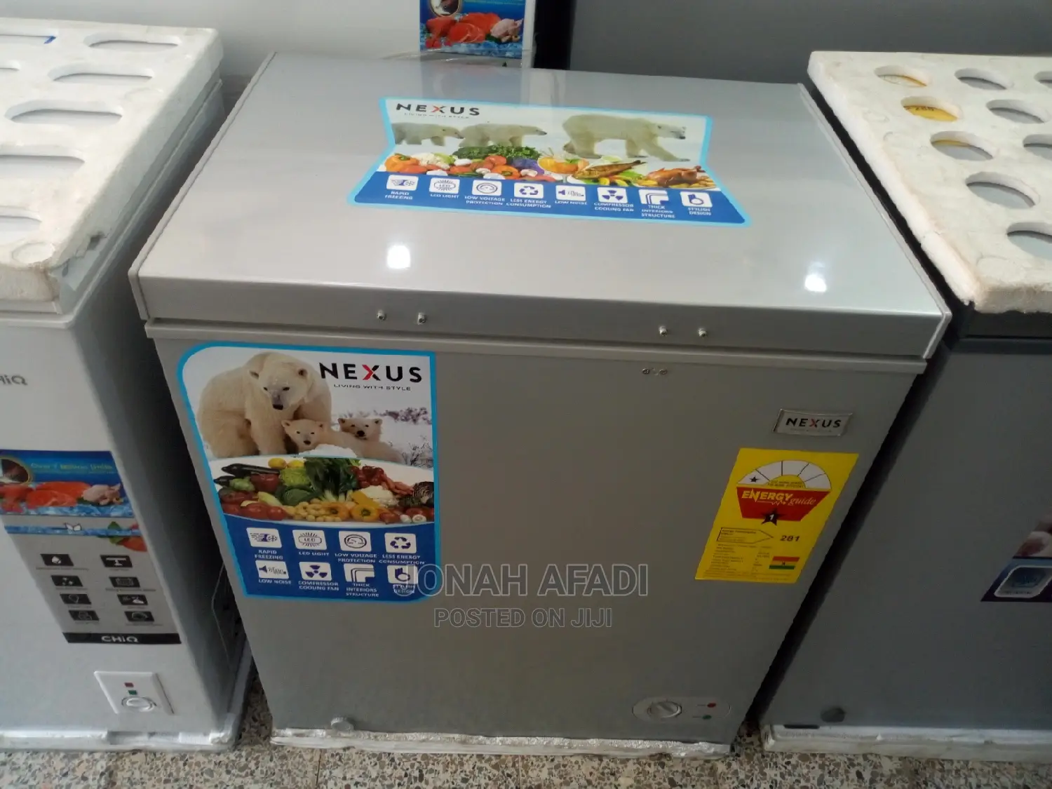 Nexus 145 Liters Chest Freezer Silver Nx-160g