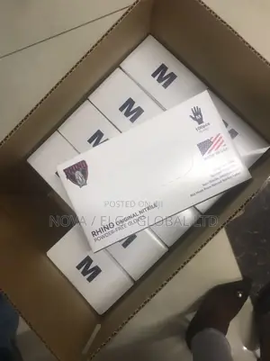 Nitrile Powder Free Gloves Original Rhino USA Brand Lastlong