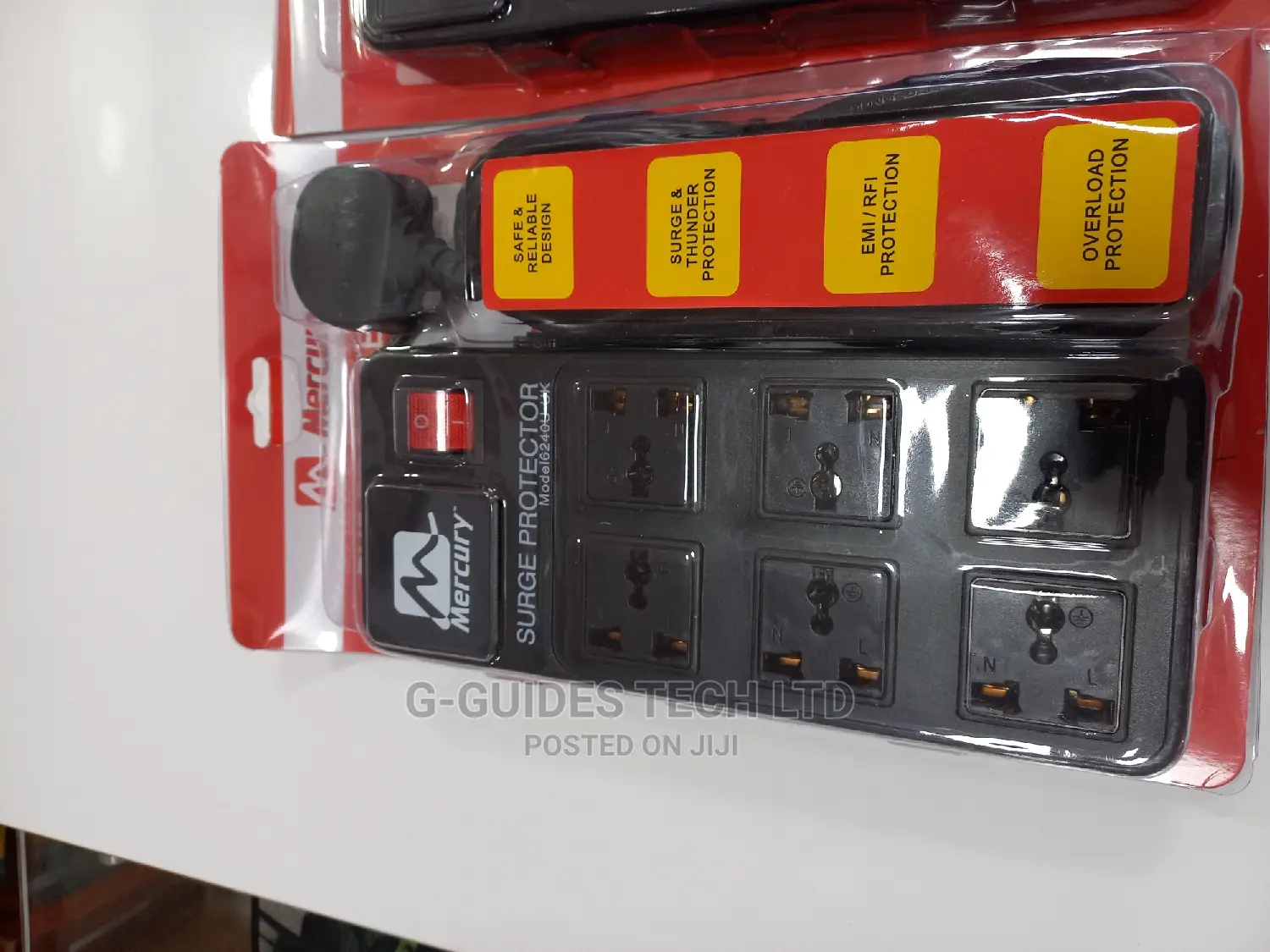 Mercury Surge Protector 6240U Surge Secure Power Extension