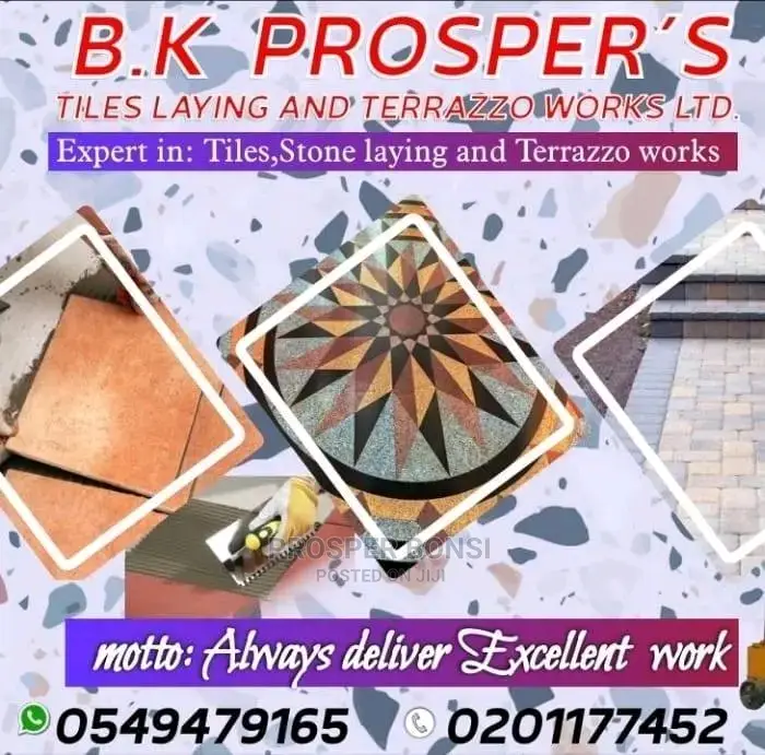 Expect in Tiles and Stone Laying and Terrazzo Works