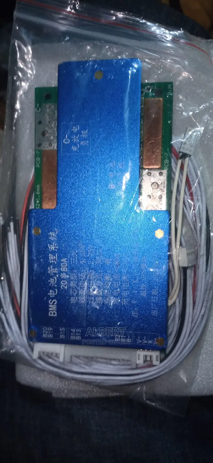 20S 80A BMS 3.7v Lithium Ion