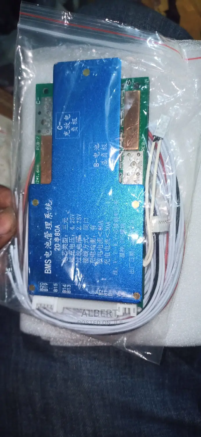 20S 80A BMS 3.7v Lithium Ion