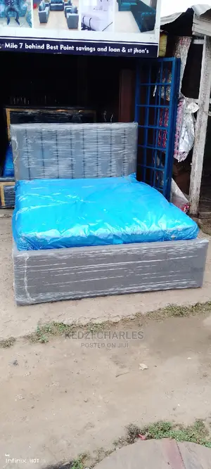 Double Bed Frame With Mattress