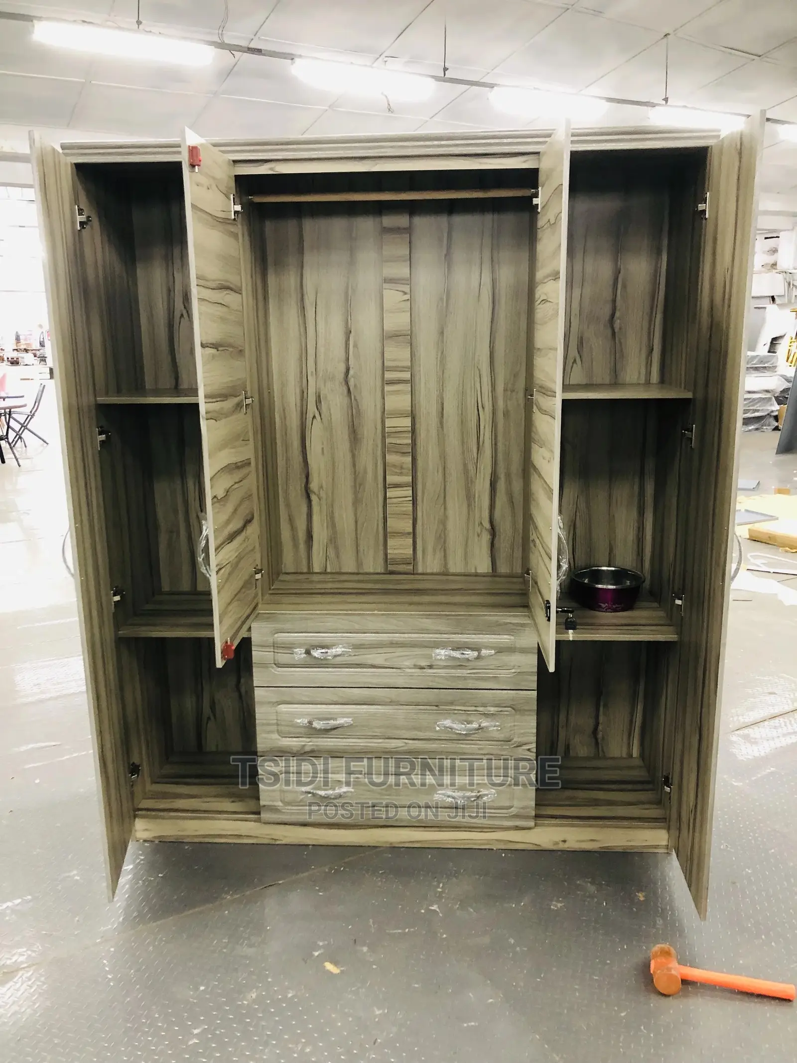 Classic Four Door Wardrobe