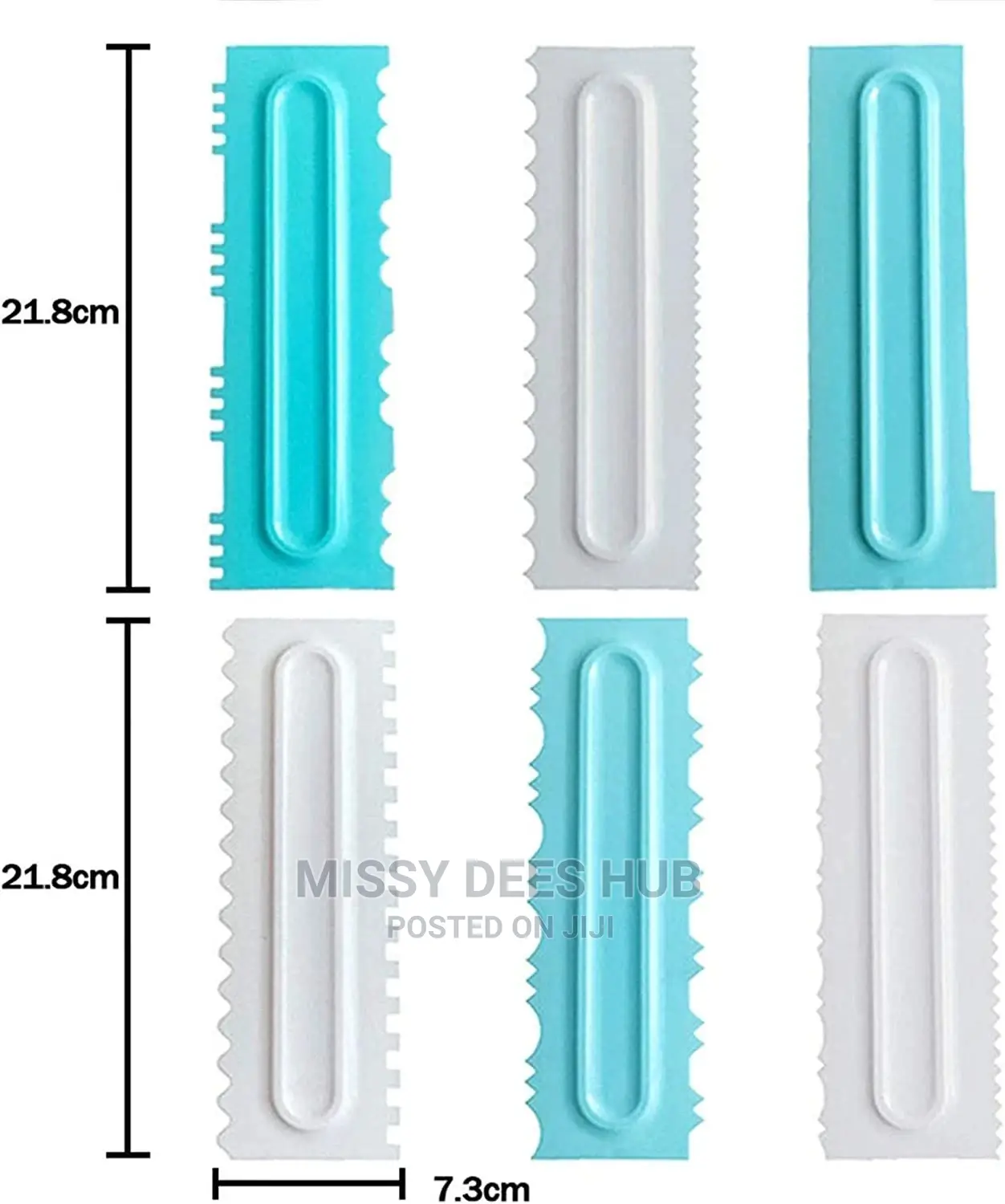 Cake Decorating Tool / Scraper - 4pcs