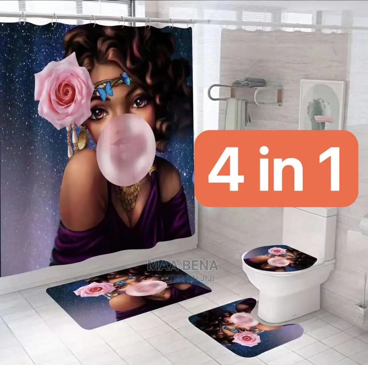 Bathroom Set 4pcs