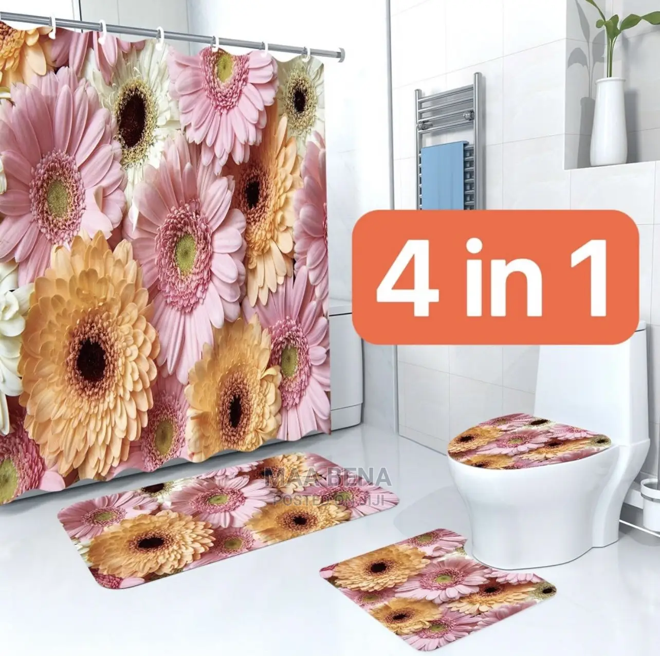 Bathroom Set 4pcs