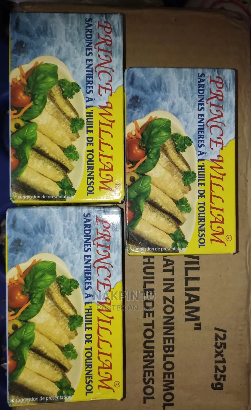 Tuna, Mackerel Fillets, Sardines, Corned Beef, Hotdog, Knaks