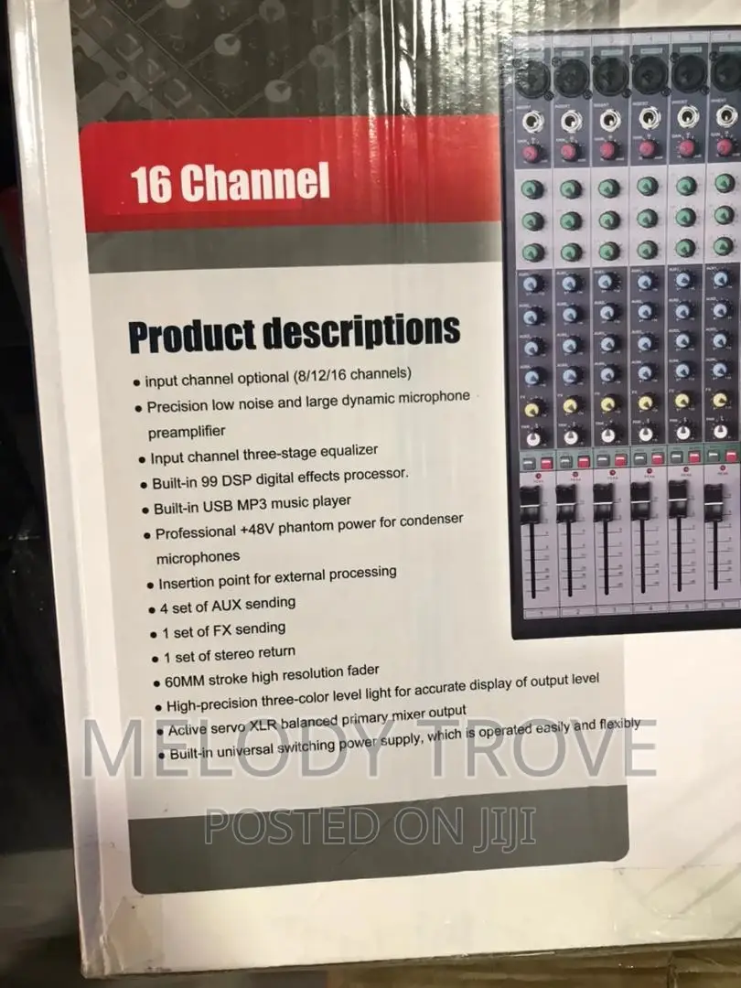 Yamaha MPX-16 Usb Raw Mixer Console