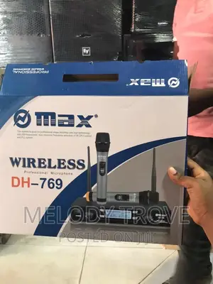 Max Dh-769 Wireless Microphone