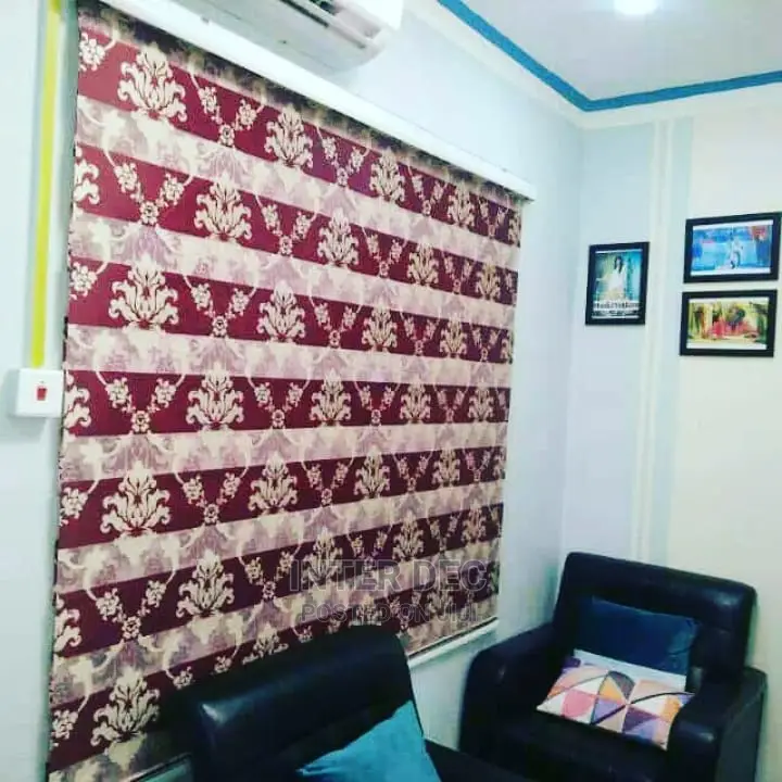 Cute Flower Design Blinds Curtains
