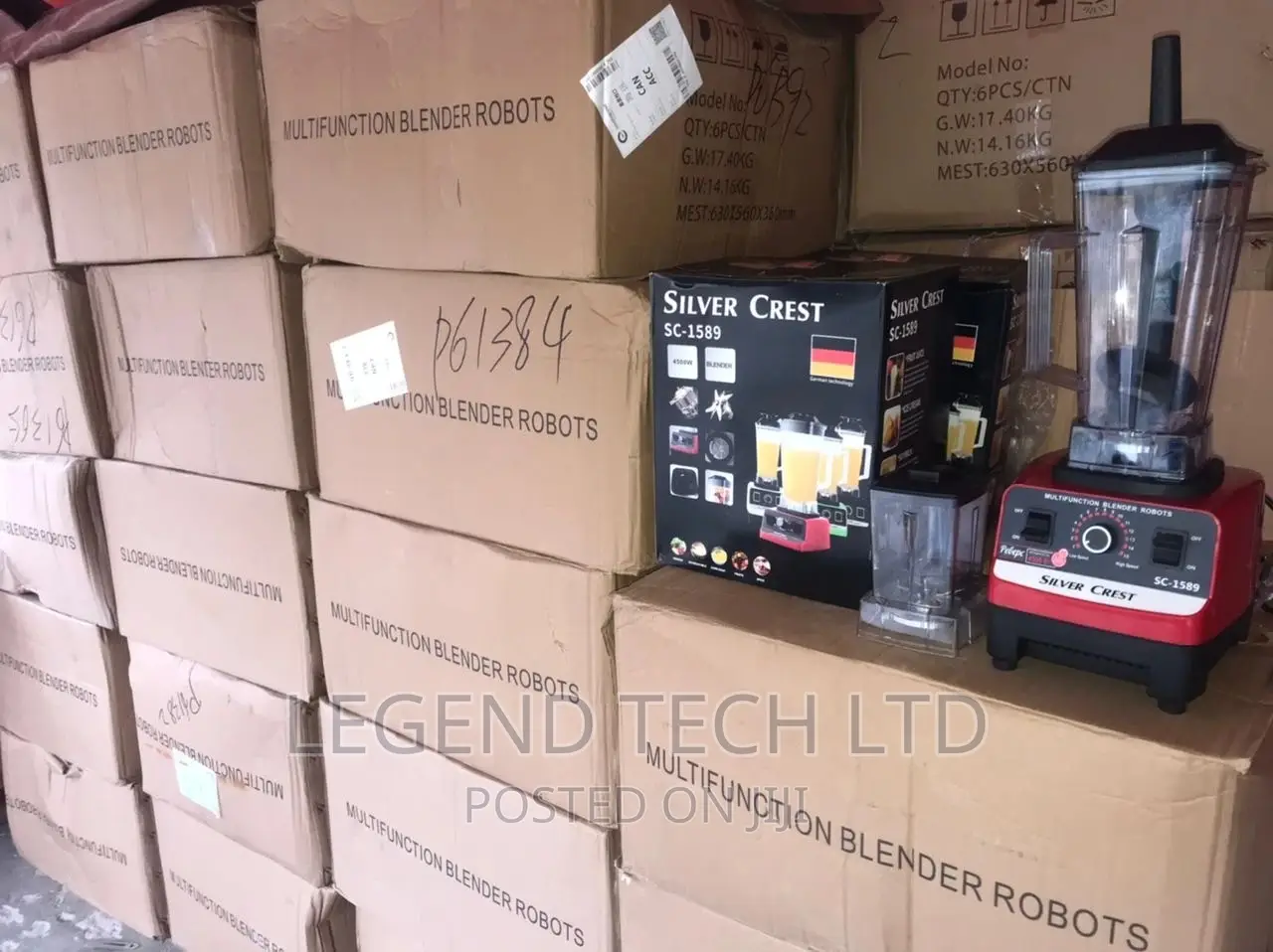 Sliver Crest Single N Double Cup Blender (Home Commercial)