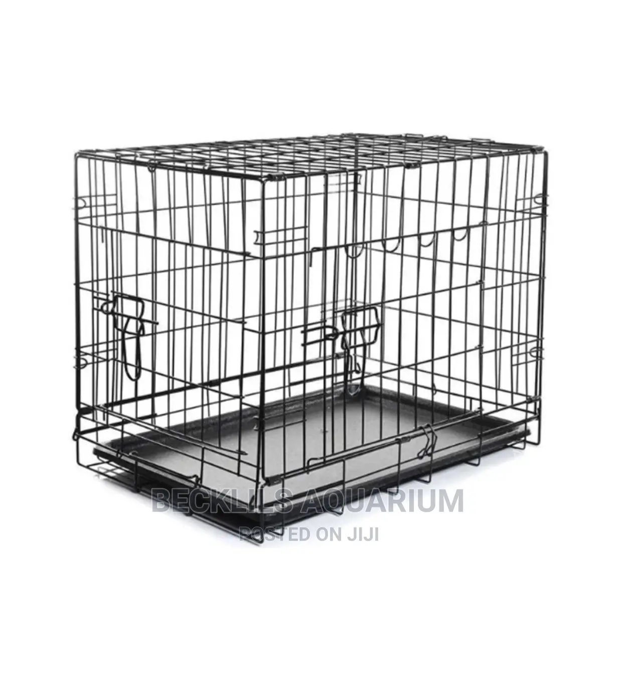 Indoor Metallic Dog Cage
