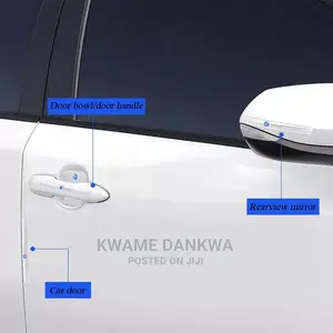 Transparent Car Model Logo Door Handle Anti Scratch Stickers