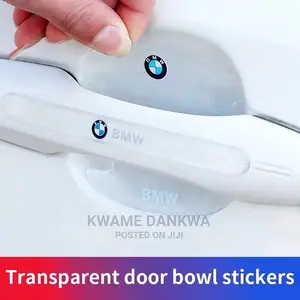 Transparent Car Model Logo Door Handle Anti Scratch Stickers