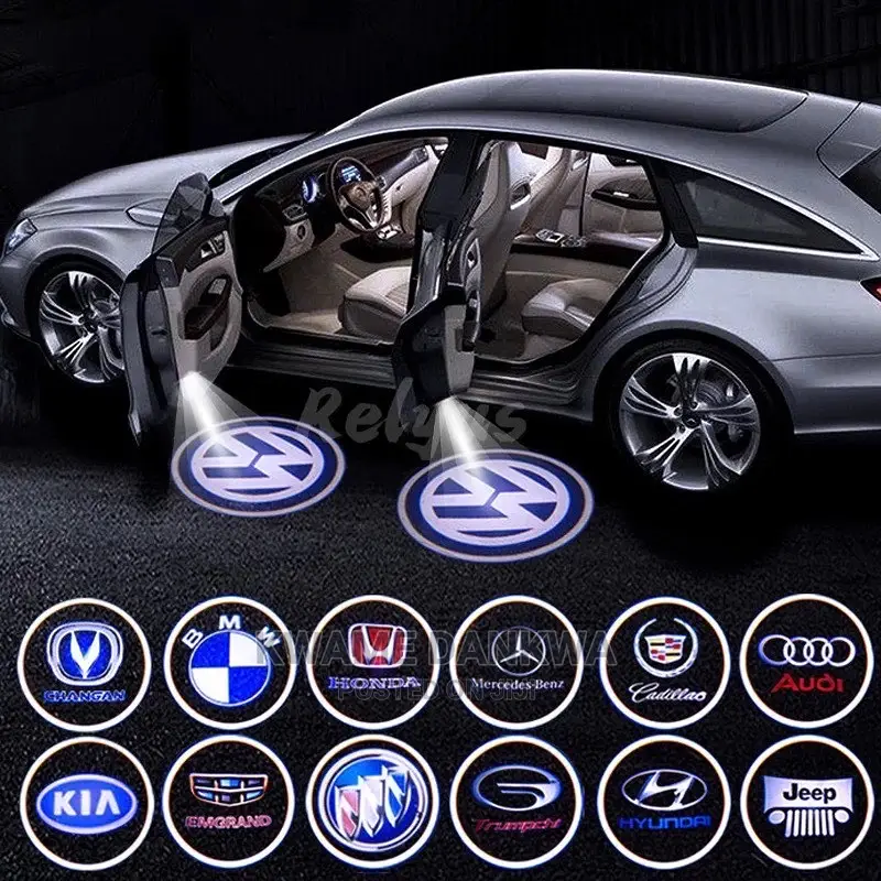 HD Car Model Logo Welcome Light Projector