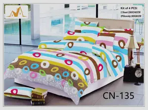 1 Bedsheet and 2 Pillow Cases