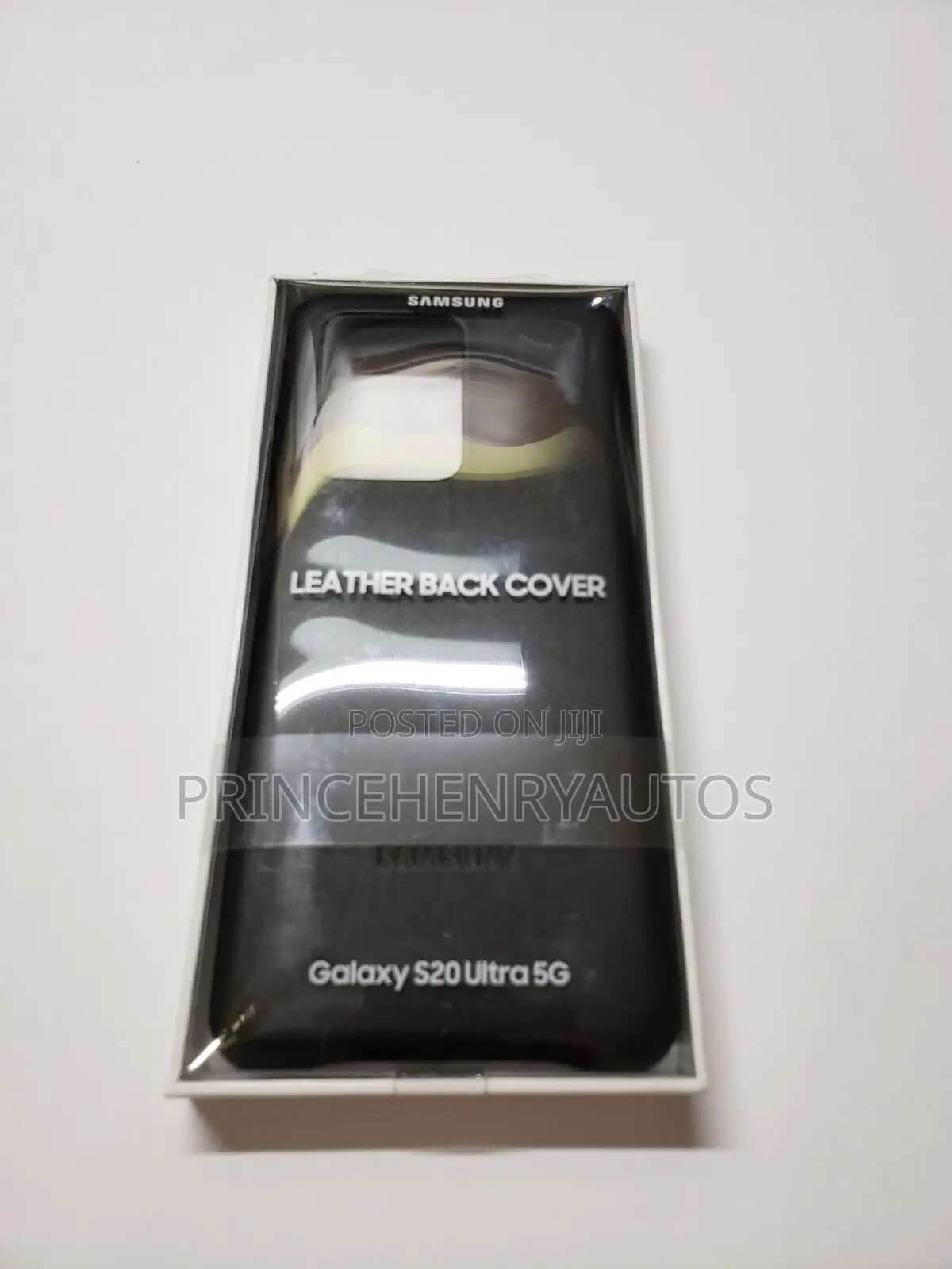 Leather Back Cover Case for Samsung Galaxy S20 Ultra